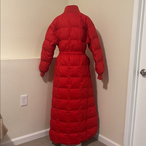 Vintage Eddie Bauer Red Goose Down Floor Length Parka Women’s Large - Picture 2 of 8